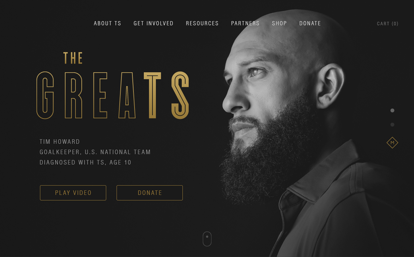 GreaTS website homepage