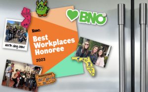 BNO photo montage for Inc's Best Workplaces