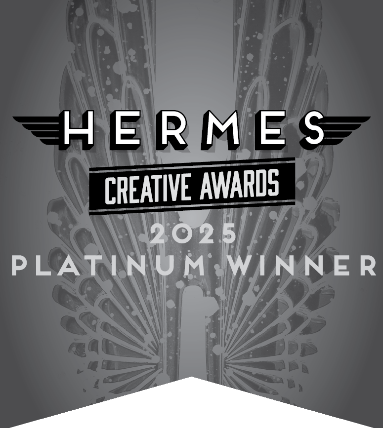 Hermes Creative Awards 2025 Platinum Winner logo